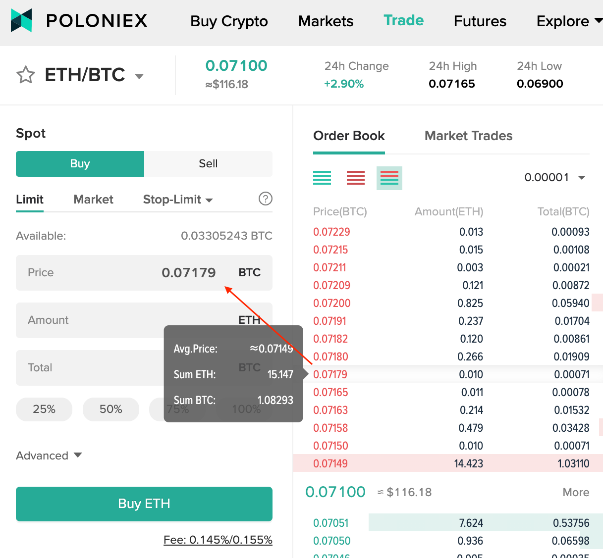 Transferring eth to btc poloniex how to sell ethereum on gdax
